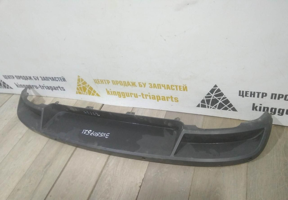 Спойлер заднего бампера бу Skoda Superb 3 OEM 3V5807521