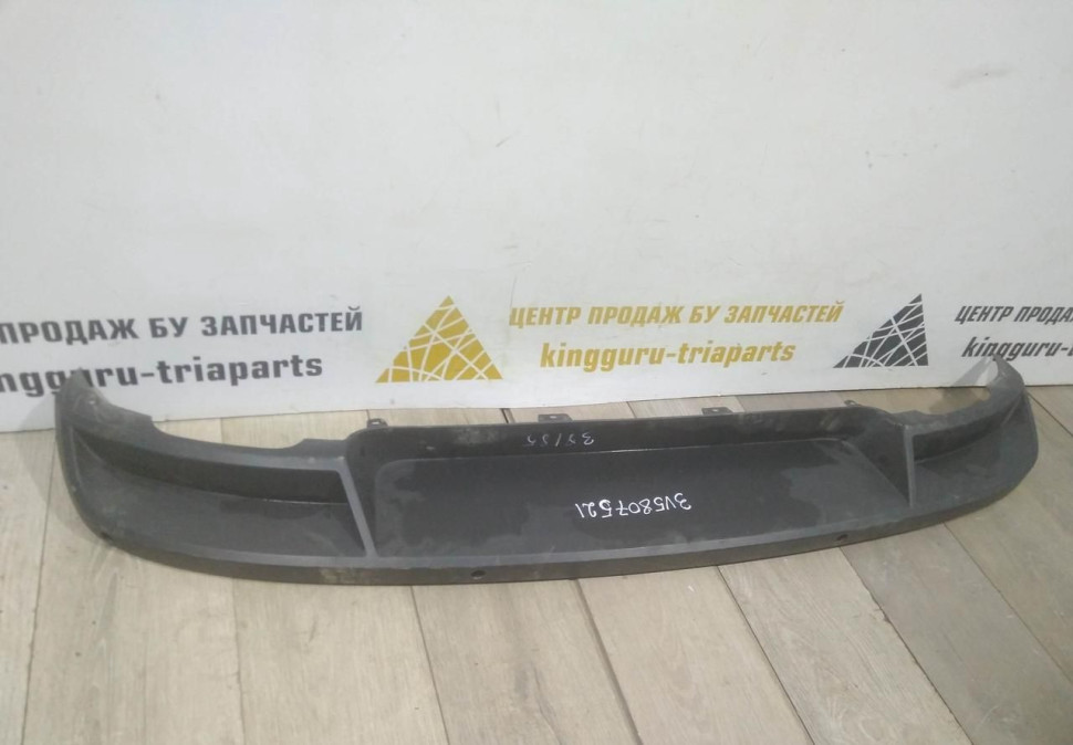 Спойлер заднего бампера бу Skoda Superb 3 OEM 3V5807521