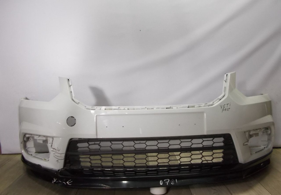 Бампер передний бу Skoda Yeti Monte Carlo рестайлинг OEM 5L0807221K