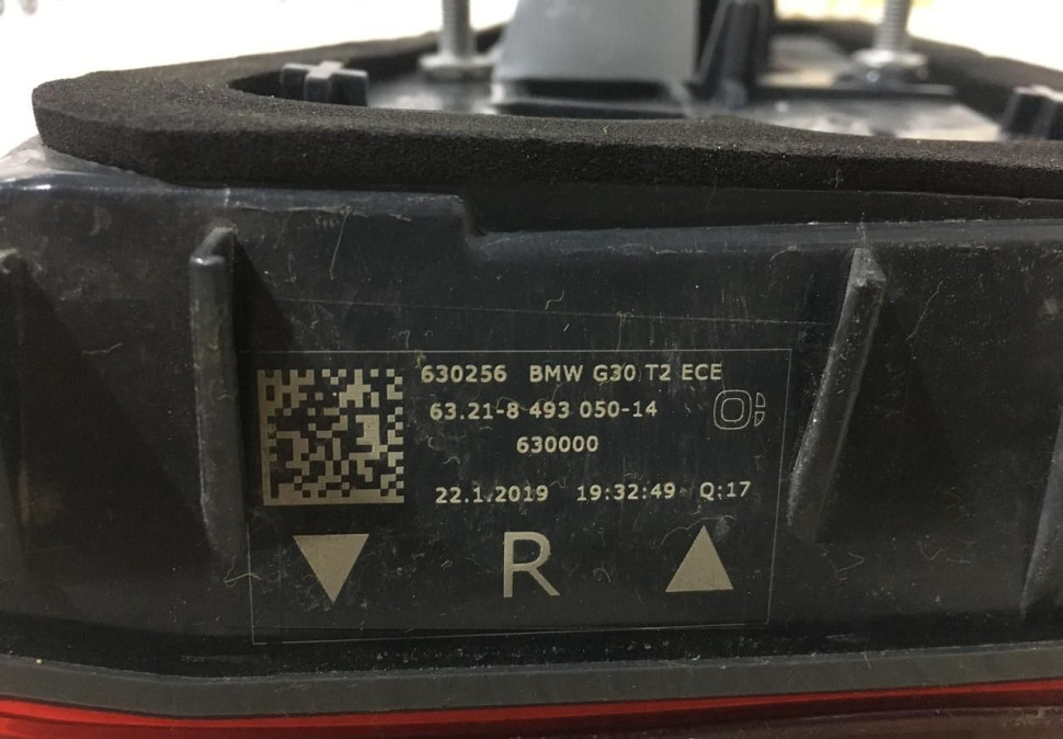 Фонарь правый внутренний BMW 5 G30 OEM 63217376474 Фонарь правый внутренний BMW 5 G30 OEM 63217376474