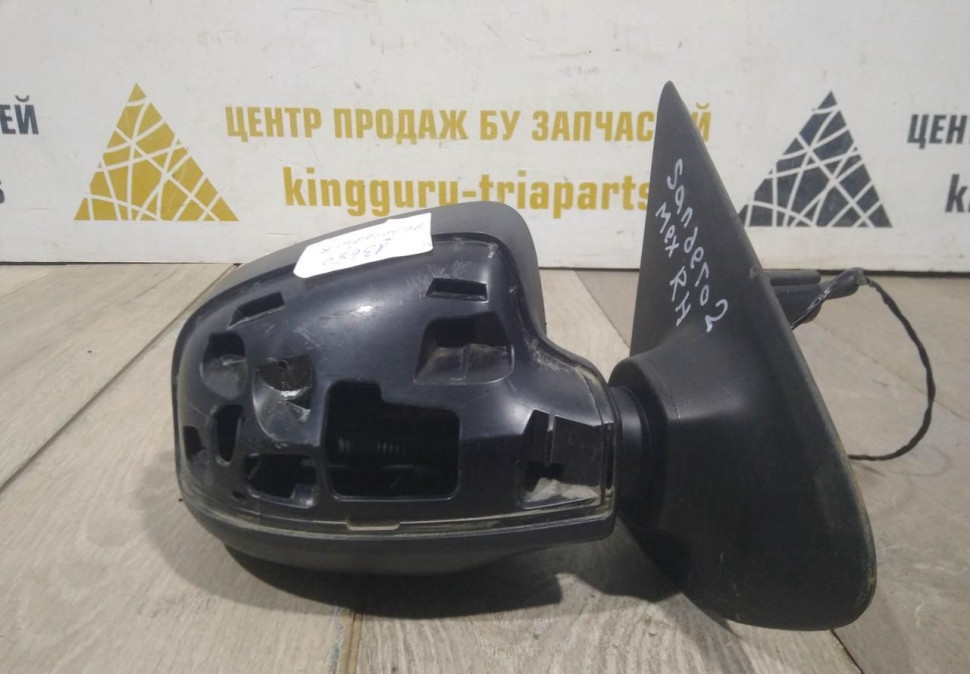 Зеркало правое механическое с обогревом бу Renault Logan 2 OEM 963019406R Зеркало правое механическое с обогревом бу Renault Logan 2 OEM 963019406R