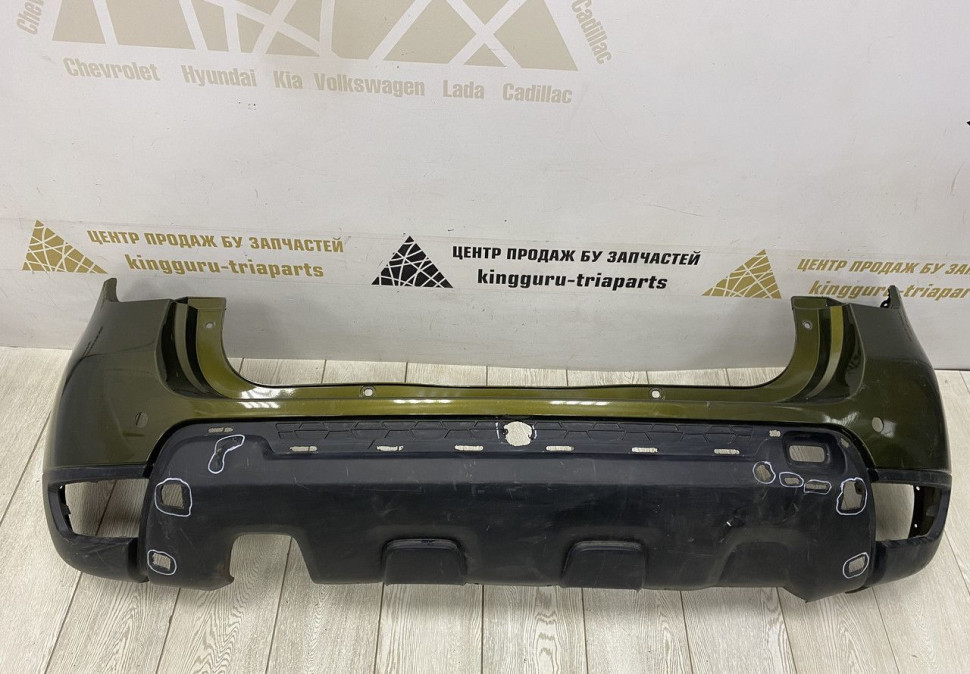 Бампер задний Renault Duster рестайлинг OEM 850225435R
