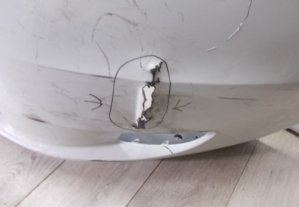 Бампер передний бу Fiat Grand Punto 199 OEM 735409096 (скл-3)