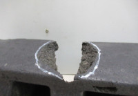 Абсорбер заднего бампера Volkswagen Polo седан oem 6RU807251A (слом.часть)