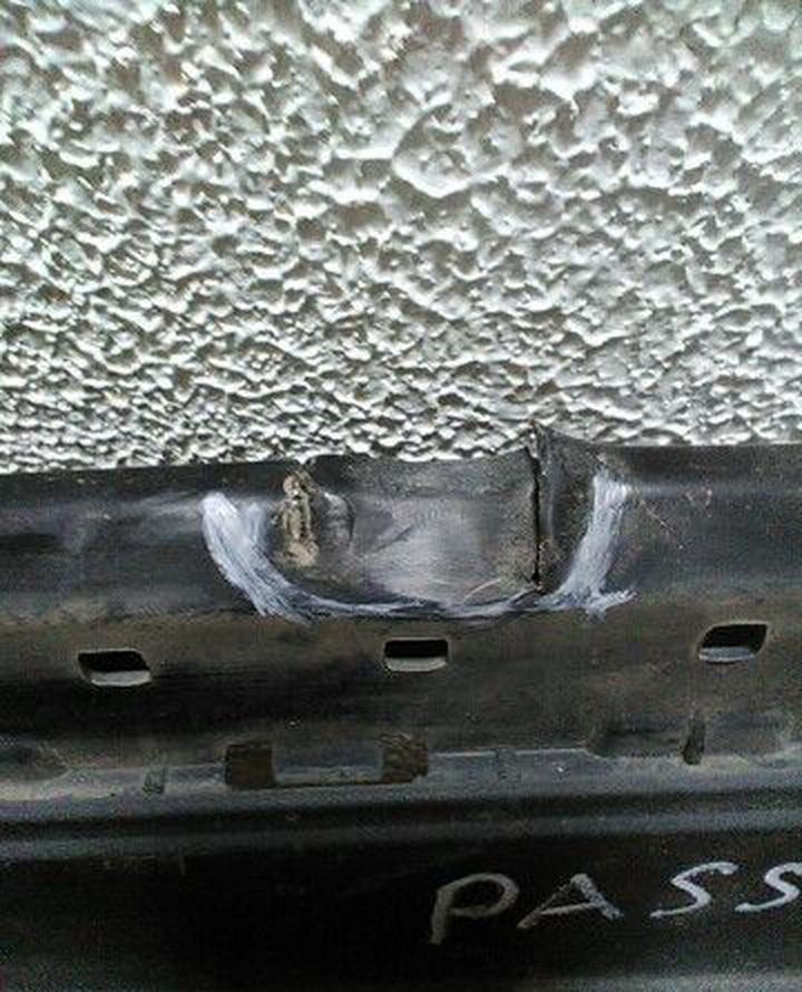 Спойлер переднего бампера Volkswagen Passat CC трещины Спойлер переднего бампера Volkswagen Passat CC трещины