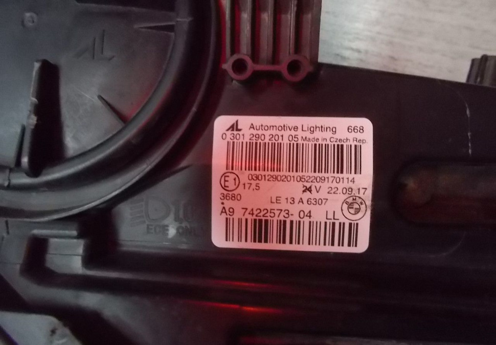 Фара галоген левая бу BMW 2 F45 OEM 7422573