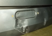 Крышка багажника бу Skoda Yeti рестайлинг OEM 5L6827025F