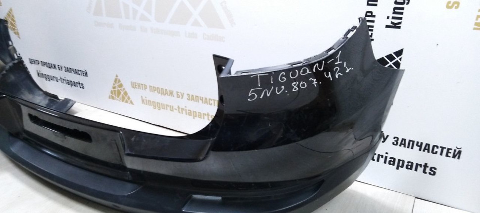 Бампер задний Volkswagen Tiguan 1 рестайлинг 11-16 oem 5N0807421
