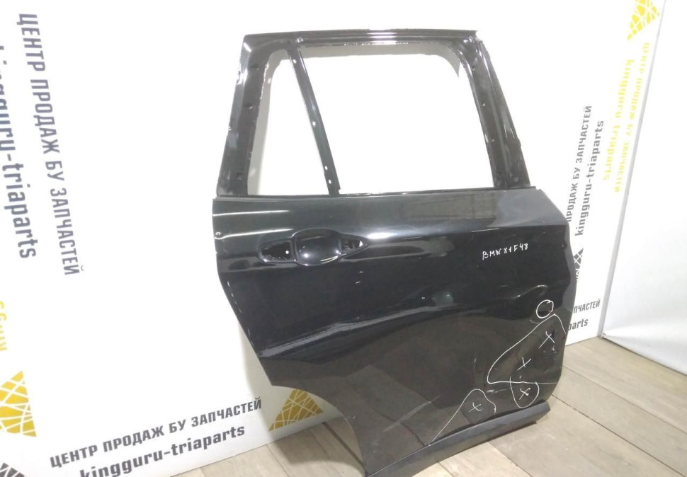 Дверь задняя правая бу BMW X1 F48 OEM 41007414374