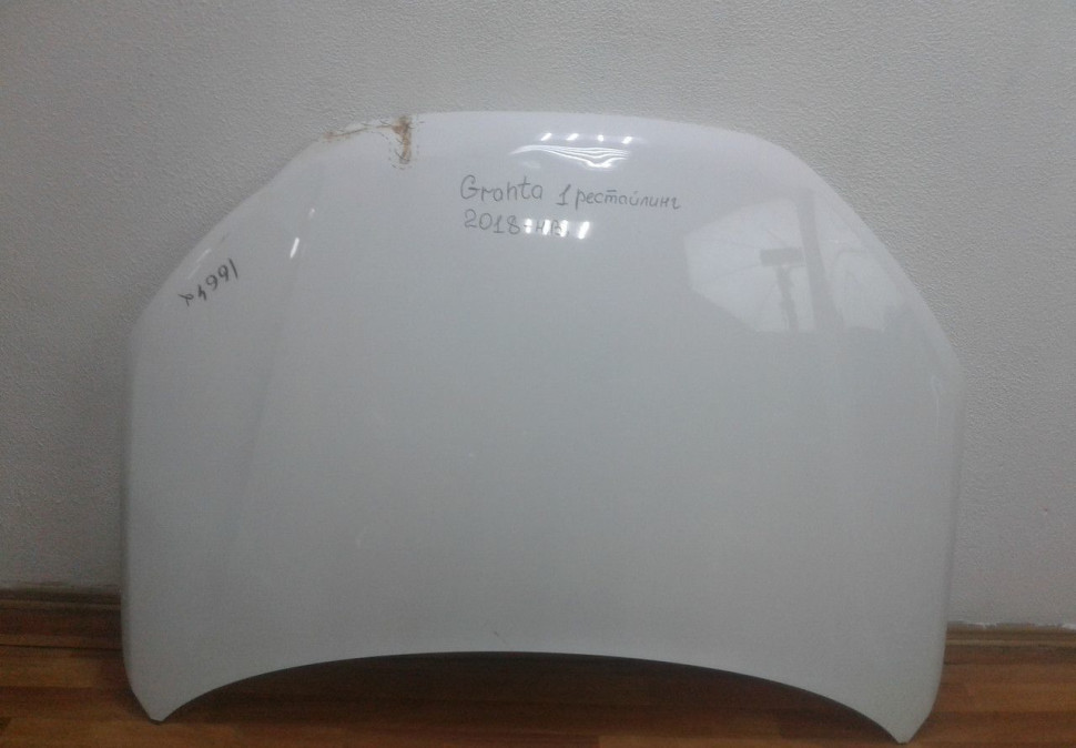 Капот Lada Granta рест Oem 21908402010000 (вмятина)  (скл-3)
