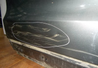 Дверь задняя левая бу Audi Q3 (скл-3)