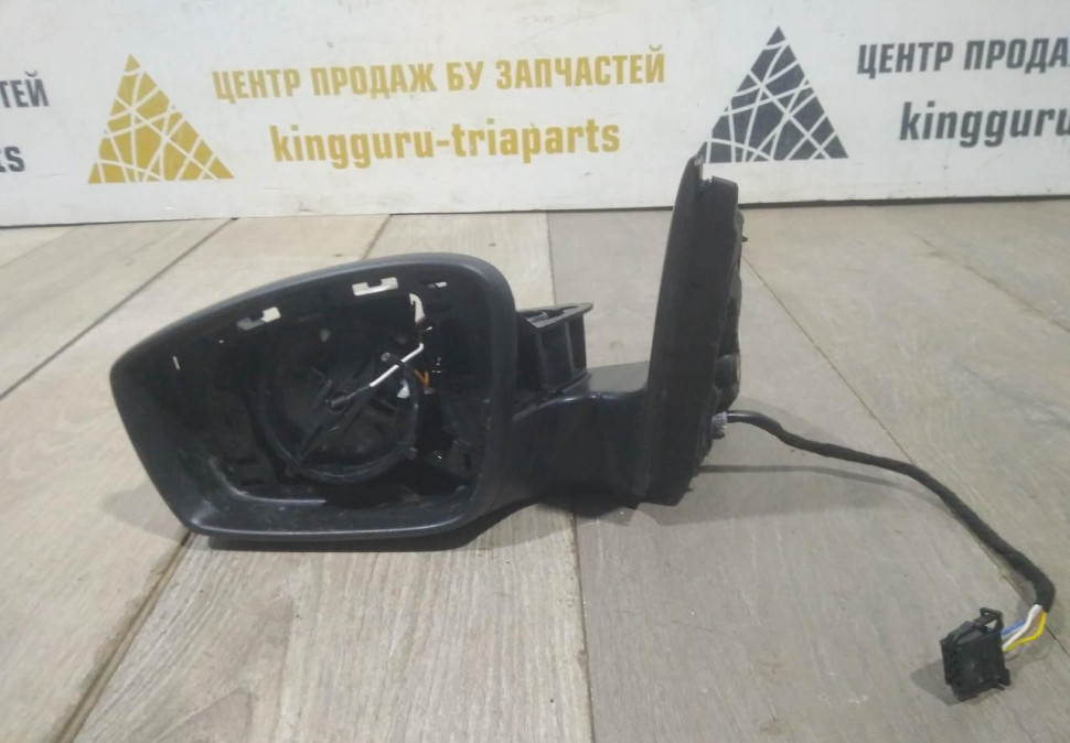 Корпус зеркала левый 6 пин бу Skoda Rapid рестайлинг OEM 5JB857501J
