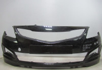 Бампер передний Hyundai Solaris 1 рест (14-17)  oem 865114L500  (слом.часть.бок.креп.)