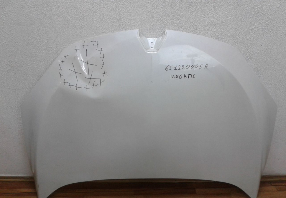 Капот Renault Megane 3 oem 651220005r (вмятина) (скл-3)