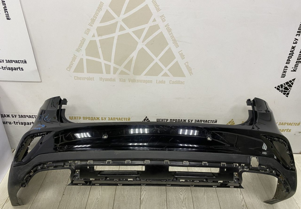 Бампер задний Hyundai Grand Santa Fe 3 рестайлинг 2015 OEM 86611B8500 86640B8520
