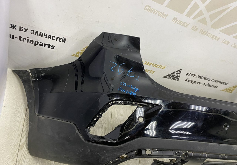 Бампер задний Hyundai Grand Santa Fe 3 рестайлинг 2015 OEM 86611B8500 86640B8520