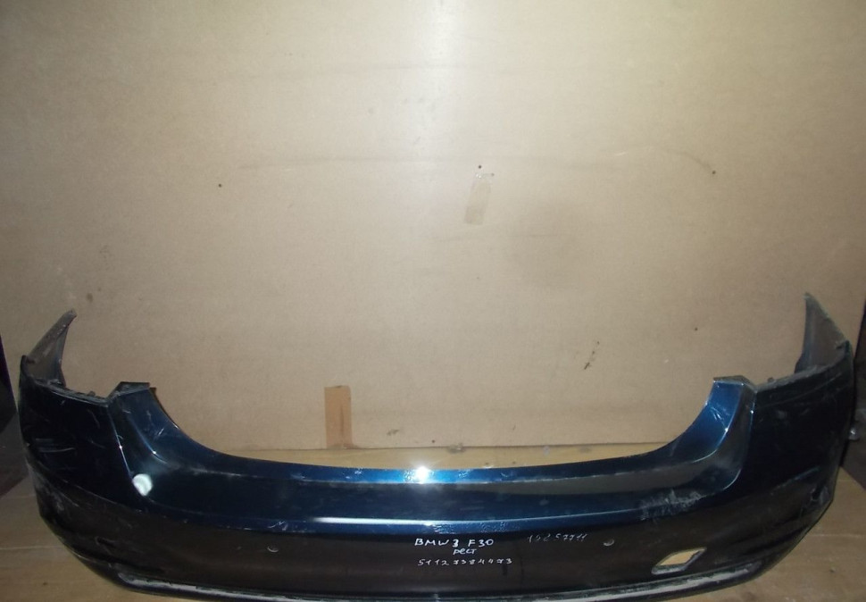 Бампер задний бу BMW 3 F30 рестайлинг OEM 51127384473