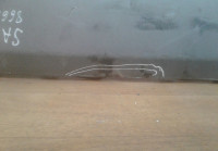 Спойлер заднего бампера Hyundai Santa Fe 3 15- oem 866652W500 (вмятина)