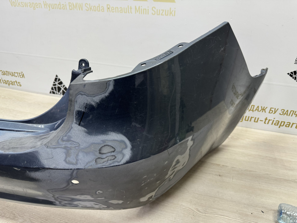 Бампер задний Kia Rio 4 sedan OEM 866114Y000 , вмятина справа