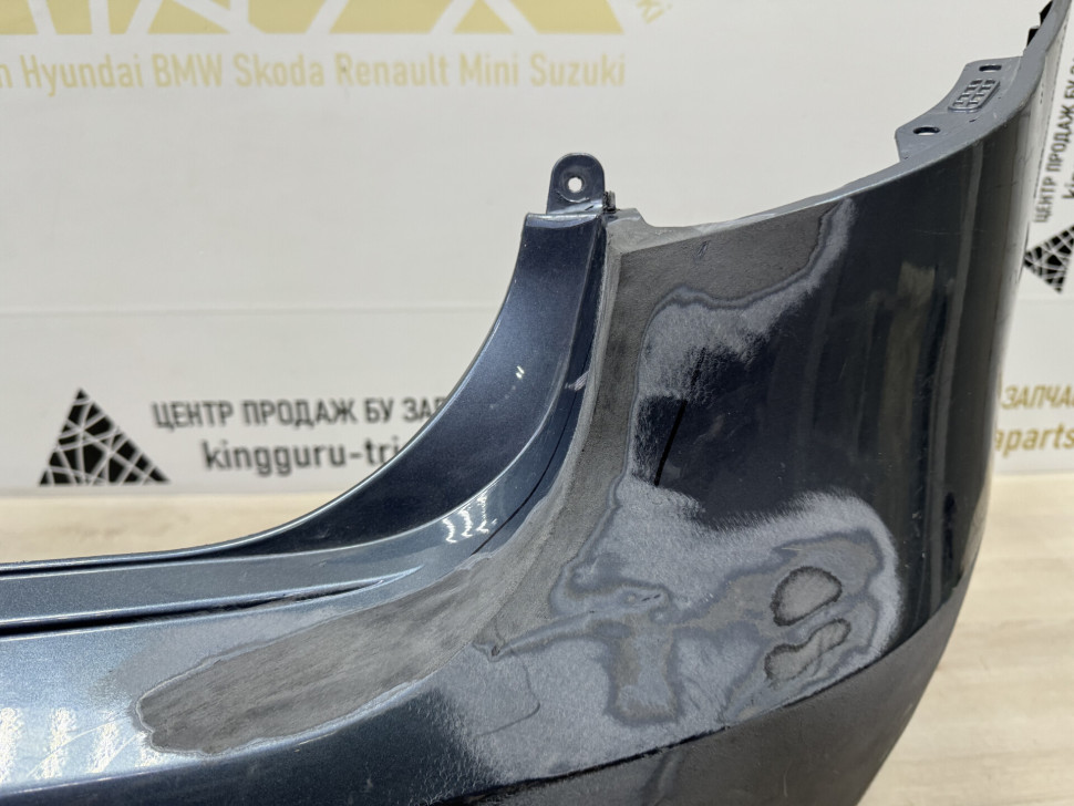 Бампер задний Kia Rio 4 sedan OEM 866114Y000 , вмятина справа