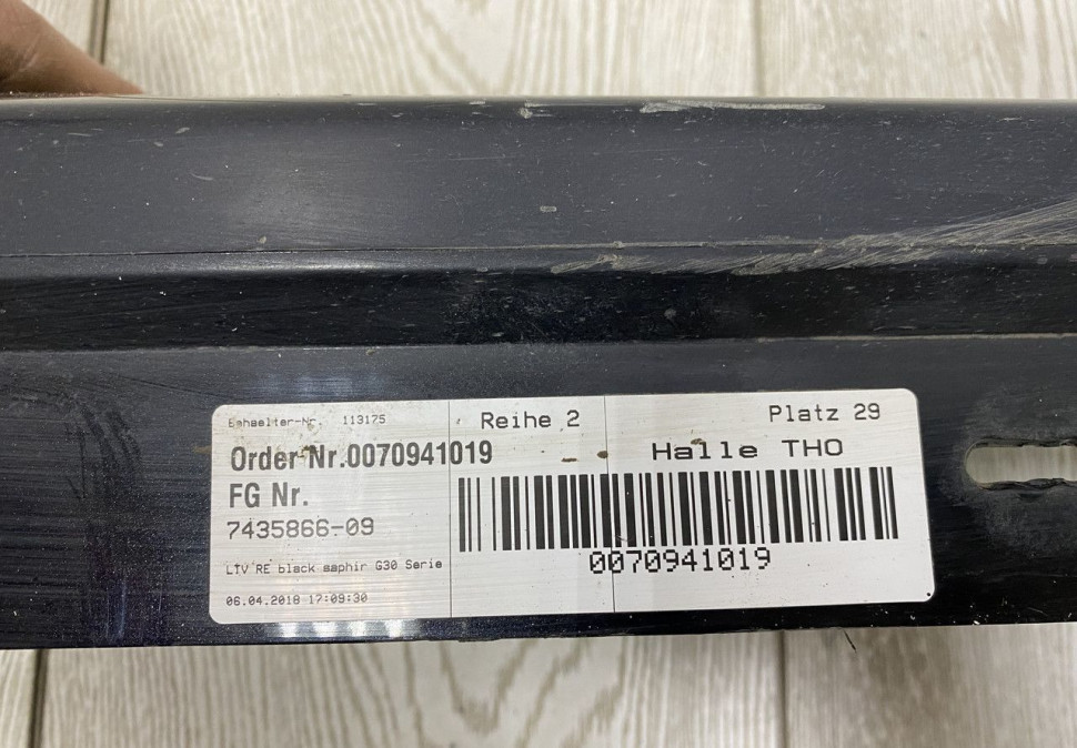 Порог правый BMW 5 G30 OEM 51777387338