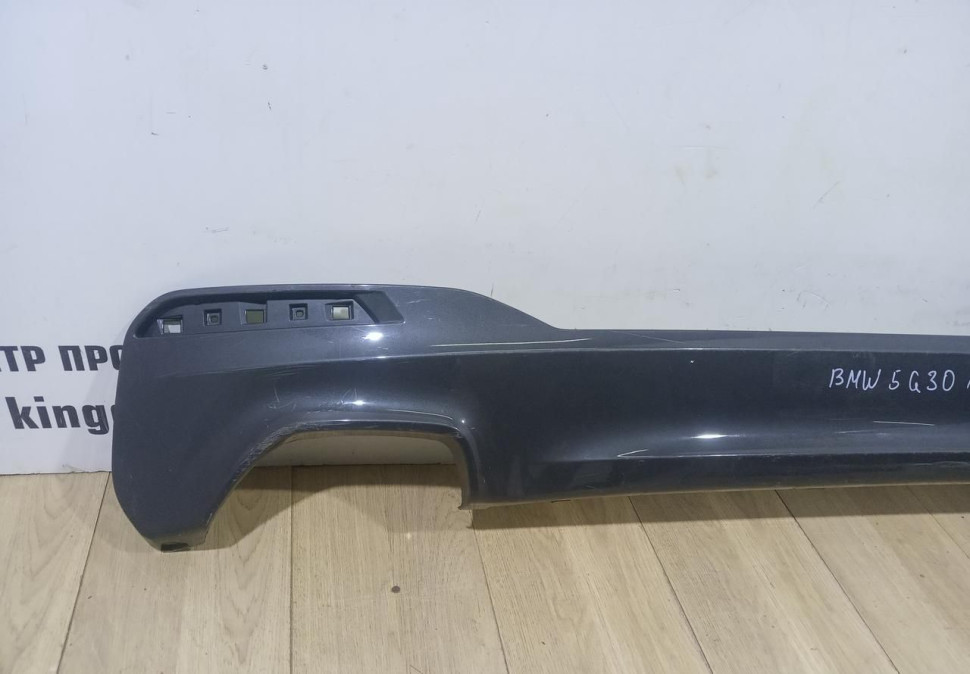 Накладка спойлер заднего бампера бу BMW 5 G30 OEM 51128067763 Накладка спойлер заднего бампера бу BMW 5 G30 OEM 51128067763