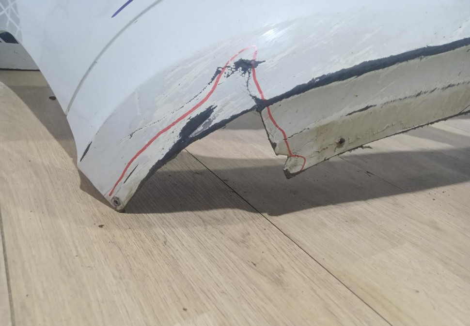 Бампер передний бу BMW 3 E90 рестайлинг OEM 51117900937