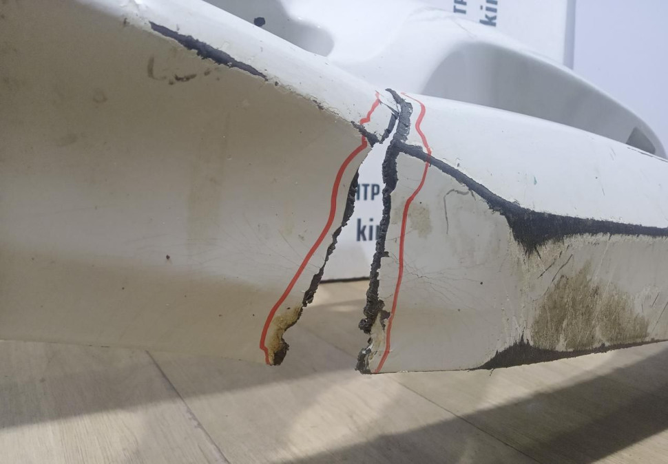 Бампер передний бу BMW 3 E90 рестайлинг OEM 51117900937