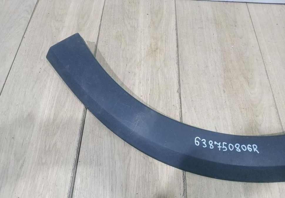 Молдинг крыла передний левый Renault Sandero Stepway 2 OEM 638750806R Молдинг крыла передний левый Renault Sandero Stepway 2 OEM 638750806R