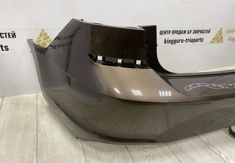 Бампер задний Volkswagen Polo 6 2020 OEM 6N5807421