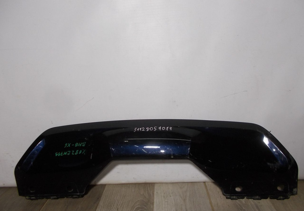 Накладка заднего бампера бу BMW X6 F16 M-Pack OEM 51128057074