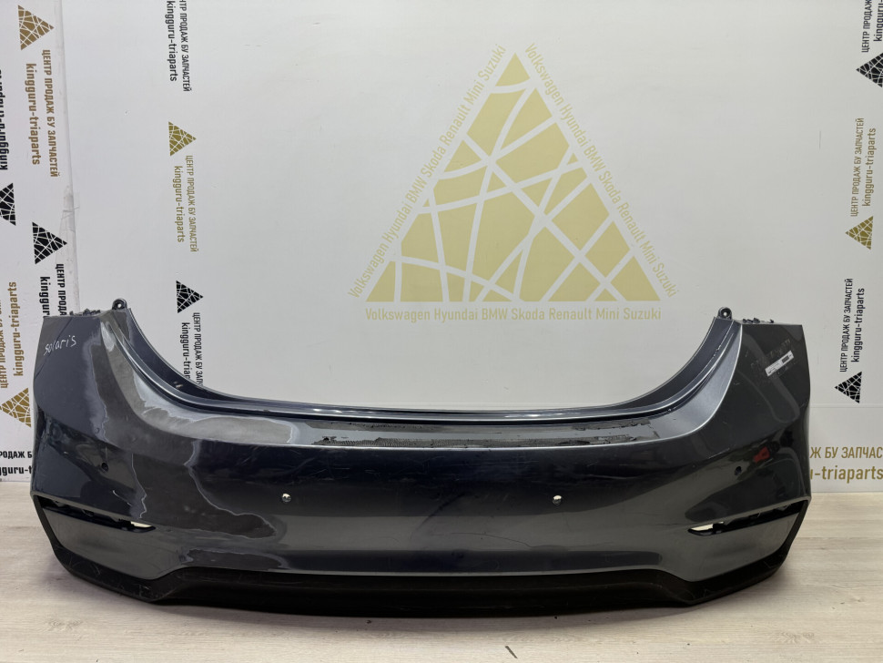 Бампер задний Hyundai Solaris 2 дорестайлинг 2017-2020 oem 86611H5000