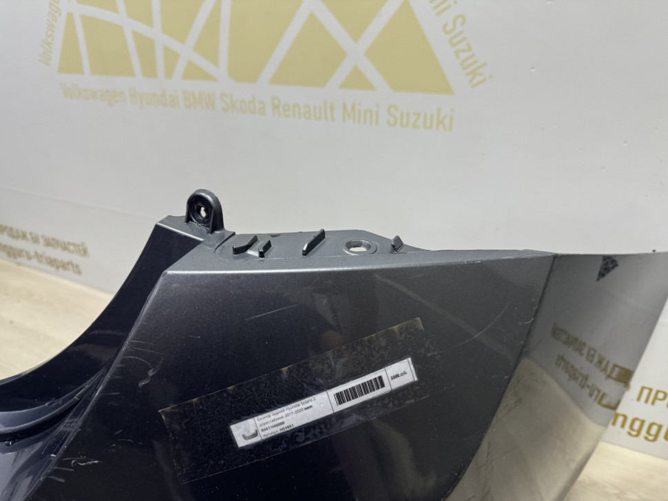 Бампер задний Hyundai Solaris 2 дорестайлинг 2017-2020 oem 86611H5000