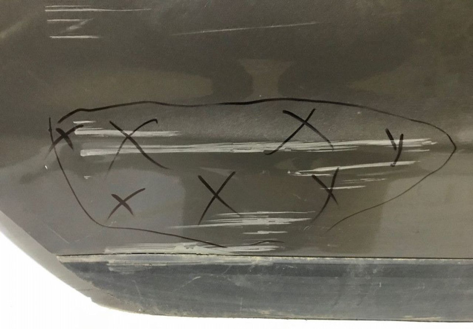 Дверь задняя правая Cadillac SRX-2 oem 22800229 (Скл-3)
