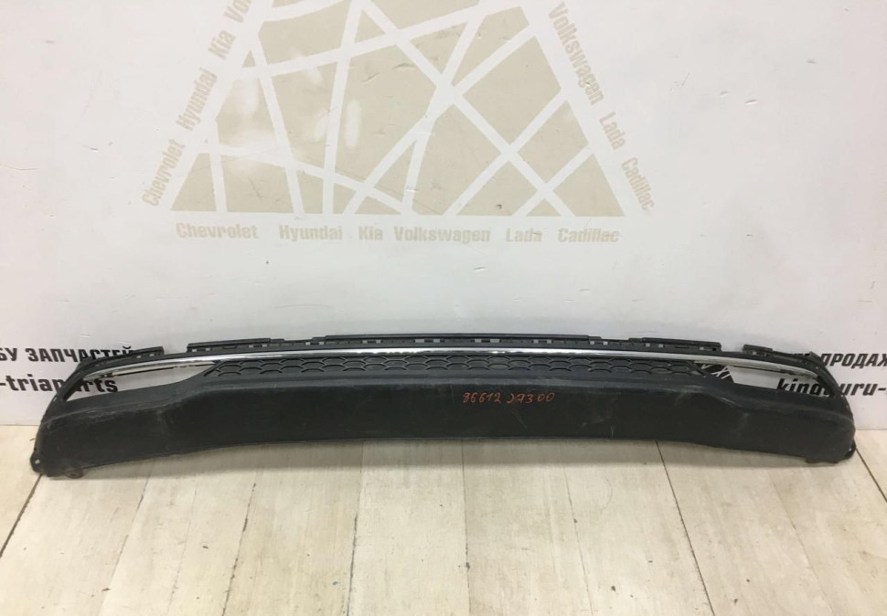 Спойлер юбка заднего бампера Kia Ceed 3 2018- oem 86612J7300