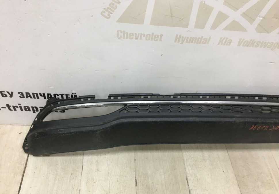 Спойлер юбка заднего бампера Kia Ceed 3 2018- oem 86612J7300
