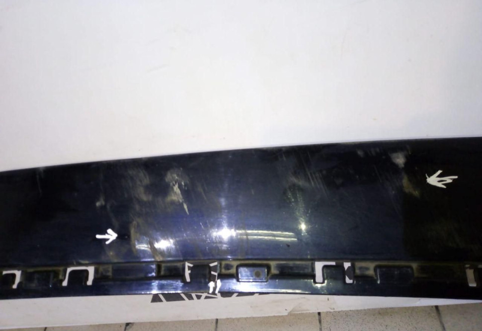 Спойлер заднего бампера Volkswagen Touareg 2 2010-2014 oem 7P6807521A (скл-3)