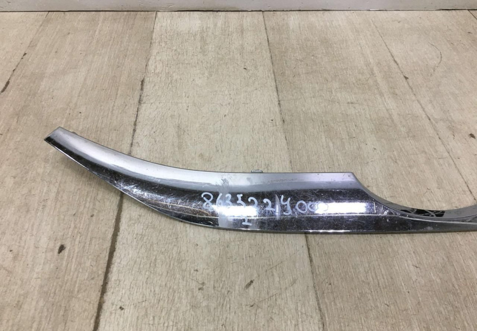 Молдинг решетки радиатора Hyundai IX35 (10-15) oem 863522Y000