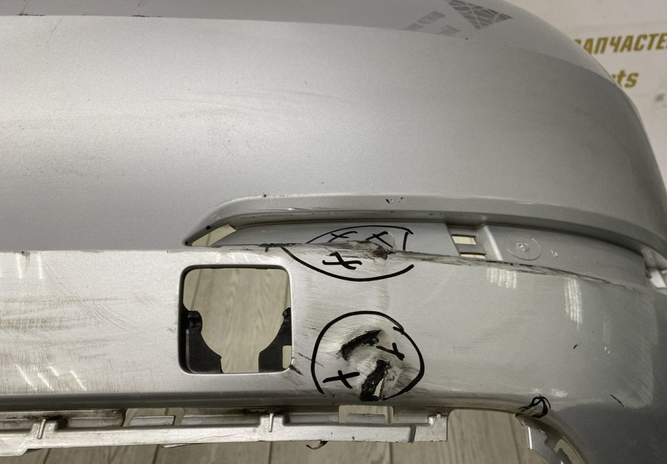 Бампер задний Skoda Octavia A7 до рестайлинг 2013 OEM 5E0807421