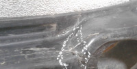 Усилитель заднего бампера Hyundai Ix35 oem 866312y000 (трещина)