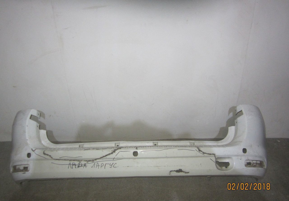 Бампер задний Lada Largus (после ремонта) oem 8450000256 (скл-3)
