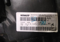 Фара левая бу Renault Logan 2 рестайлинг OEM 260606078R
