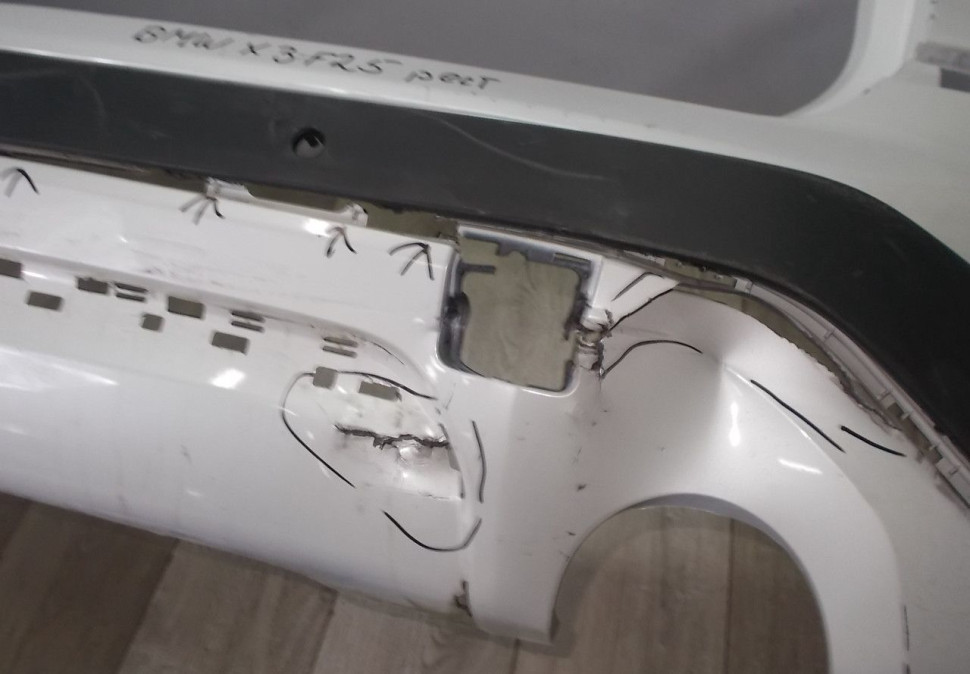 Бампер задний бу BMW X3 F25 рестайлинг OEM 51127366379
