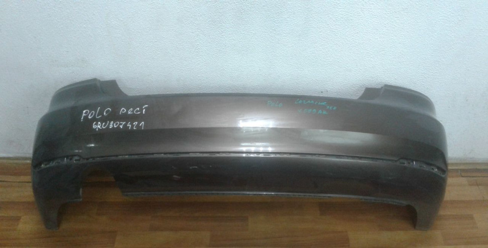 Бампер задний Volkswagen Polo рест седан oem 6ru807421
