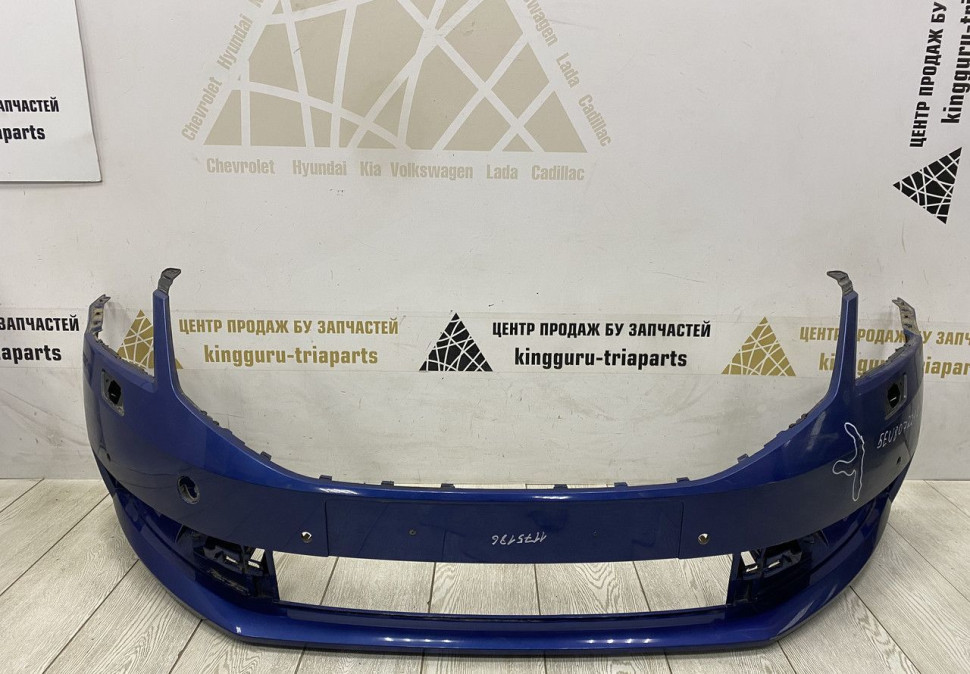 Бампер передний Skoda Octavia A7 рестайлинг OEM 5EU807221F
