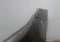 Бампер передний Volkswagen Touareg NF рест oem 7p6807221 (трещины ) (скл-4)