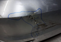 Бампер задний Volkswagen Jetta 6  oem 5C6807421