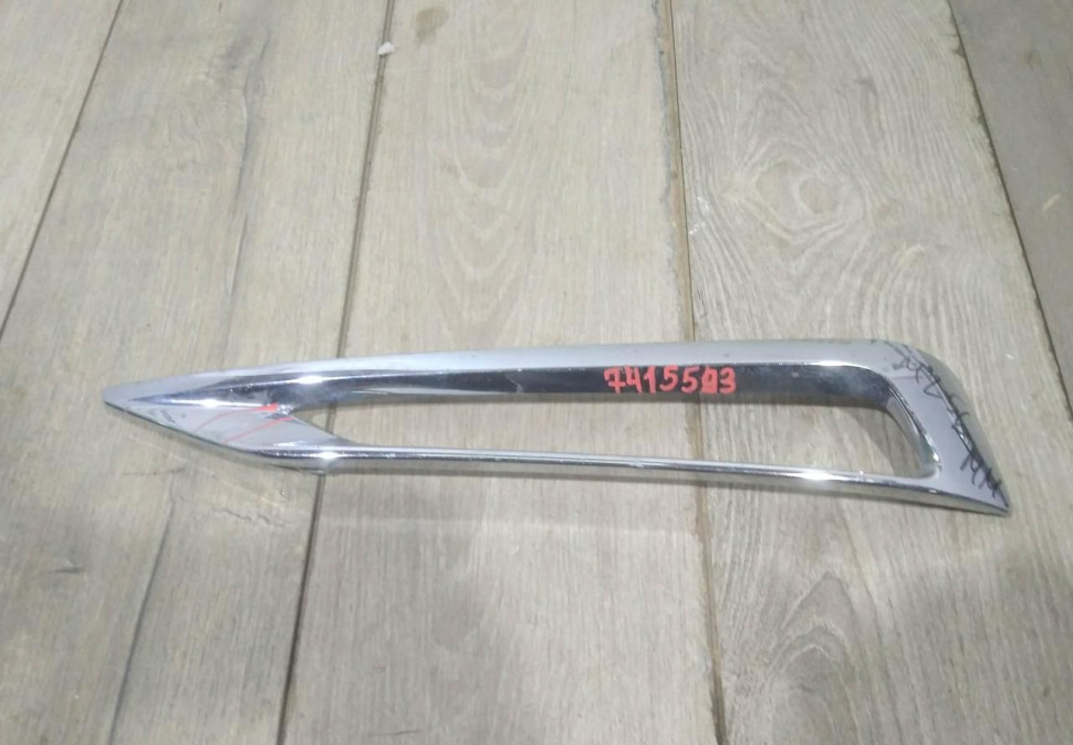 Молдинг переднего бампера левый бу BMW 6 G32 OEM 51117415593