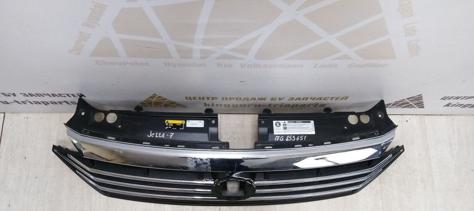 Решетка радиатора Volkswagen Jetta 7 2018> oem 17A853651RIDJ Решетка радиатора Volkswagen Jetta 7 2018> oem 17A853651RIDJ