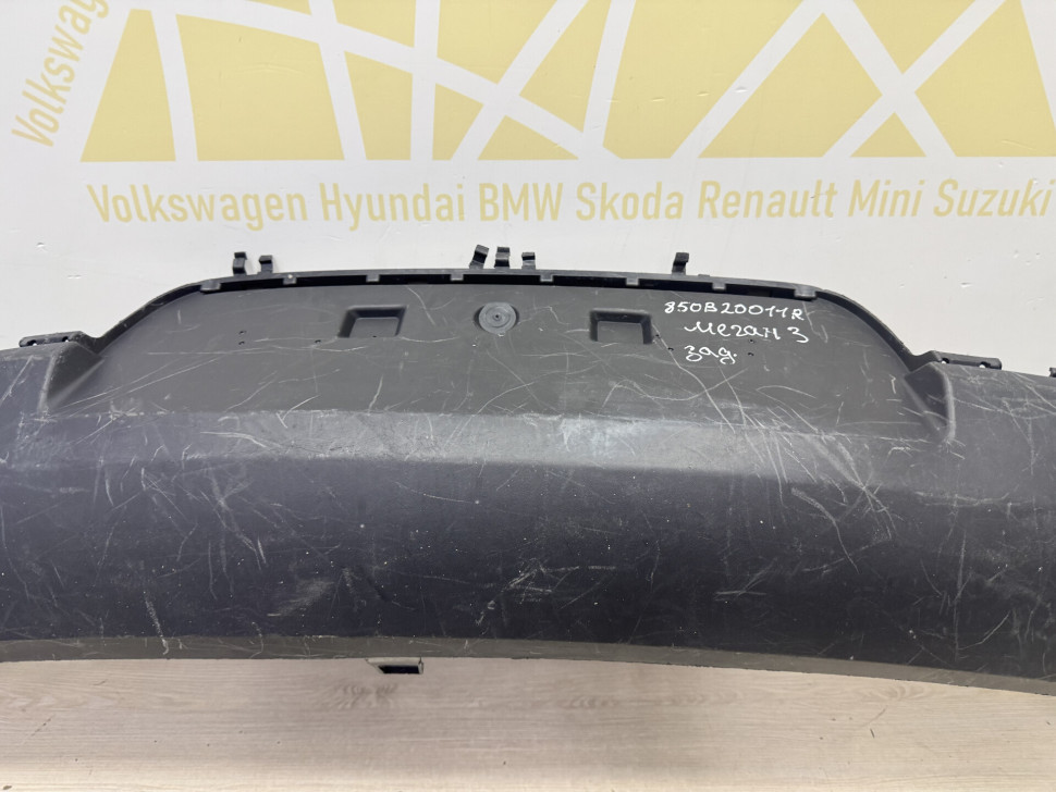 Спойлер заднего бампера бу Renault Megane 3 OEM 850B20011R Спойлер заднего бампера бу Renault Megane 3 OEM 850B20011R